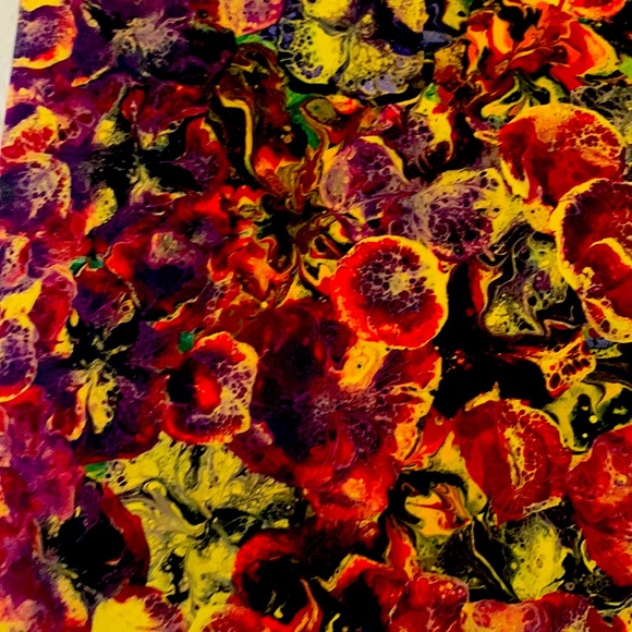 Art canvas acrylic paint panel